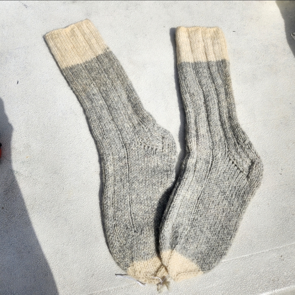 Wool Slipper Socks Handmade